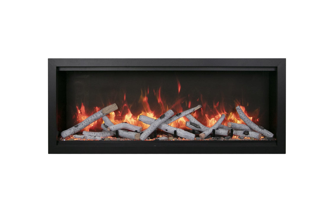 Amantii Symmetry Bespoke Extra Tall Built-In Electric Fireplace