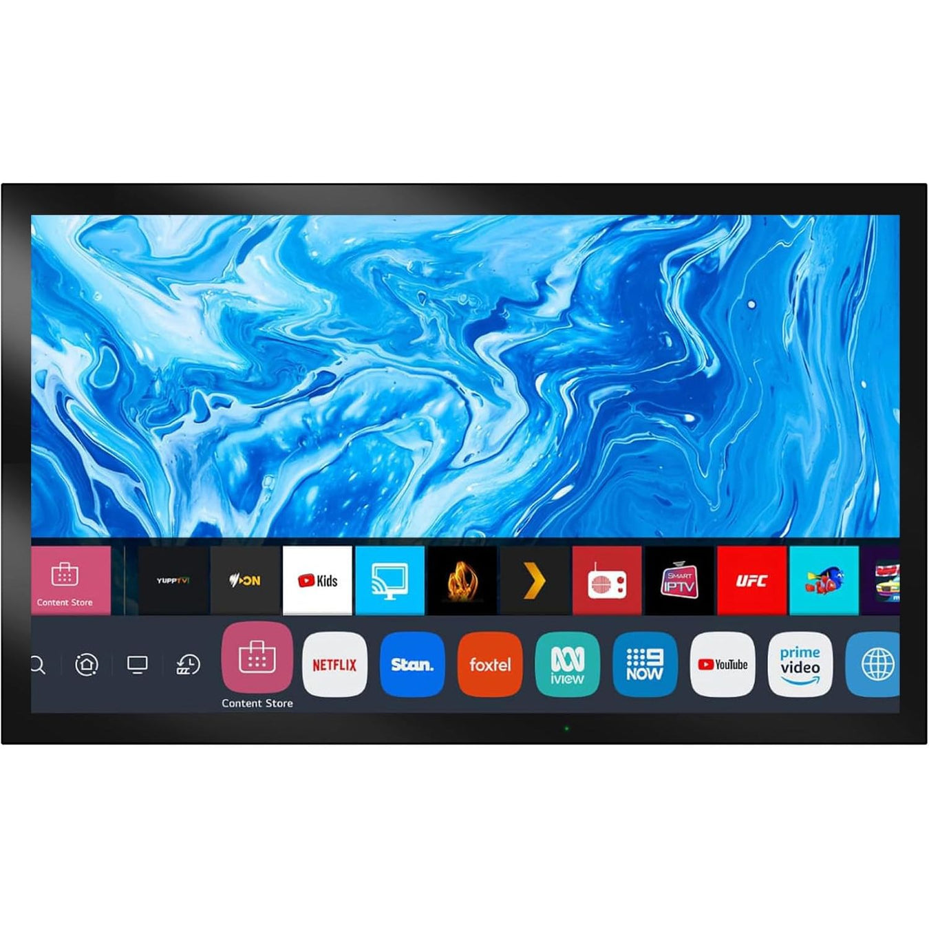 55 Inch Outdoor Smart TV 4K Waterproof Full Sun 2000 Nits with Bluetooth WiFi Voice Control