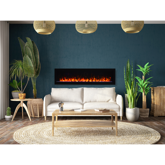 Amantii Fire & Ice Evolution Linear Electric Fireplace
