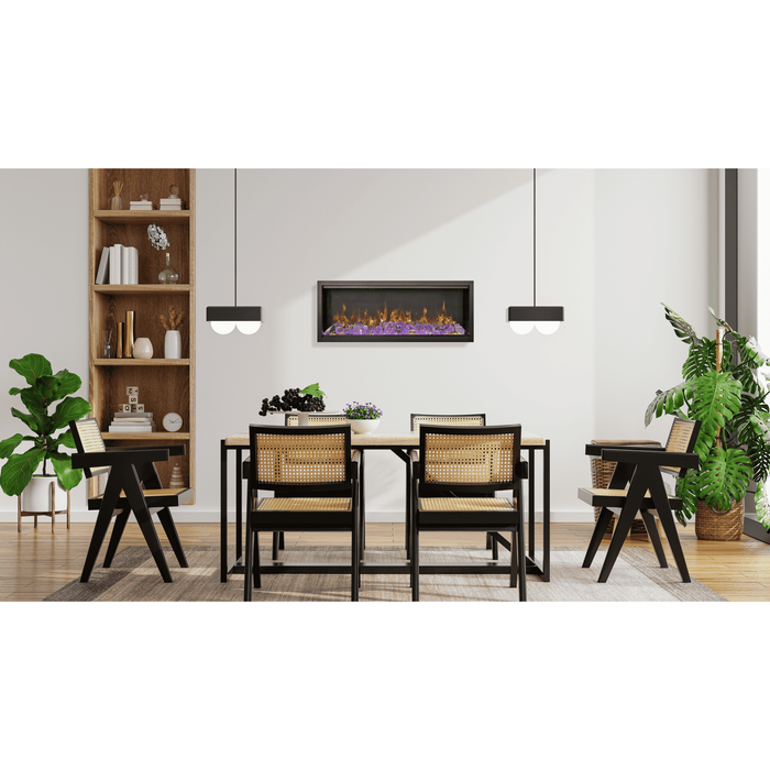 Amantii Symmetry Bespoke Extra Tall Built-In Electric Fireplace