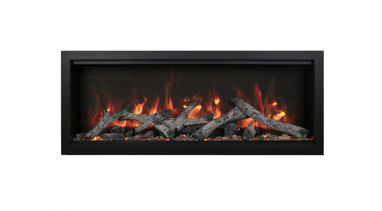 Amantii Symmetry Bespoke Extra Tall Built-In Electric Fireplace
