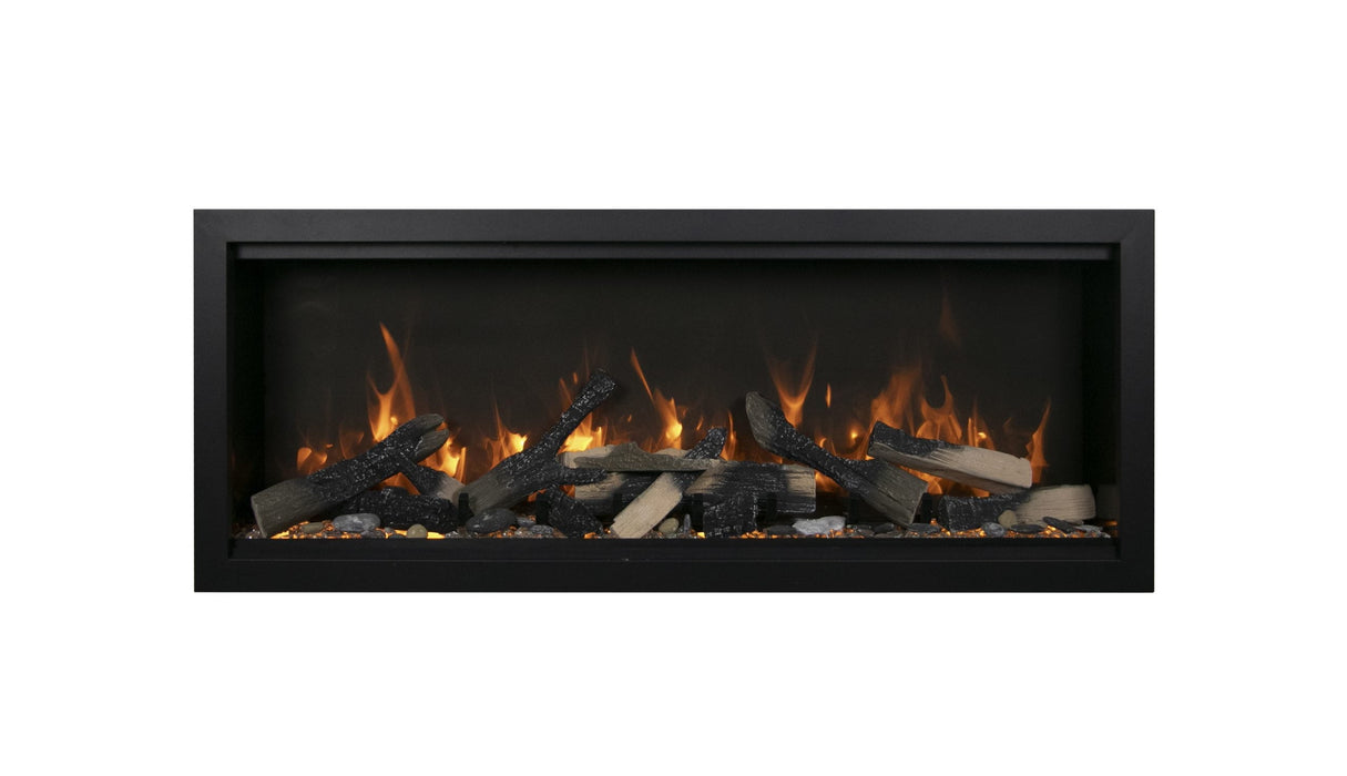 Amantii Symmetry Bespoke Extra Tall Built-In Electric Fireplace
