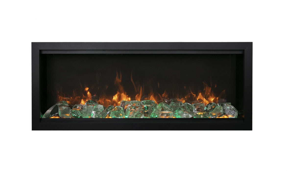 Amantii Symmetry Bespoke Extra Tall Built-In Electric Fireplace