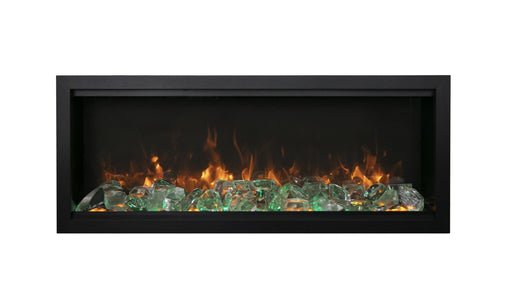 Amantii Symmetry Bespoke Extra Tall Built-In Electric Fireplace