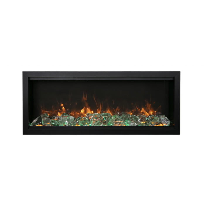 Amantii Symmetry Bespoke Extra Tall Built-In Electric Fireplace
