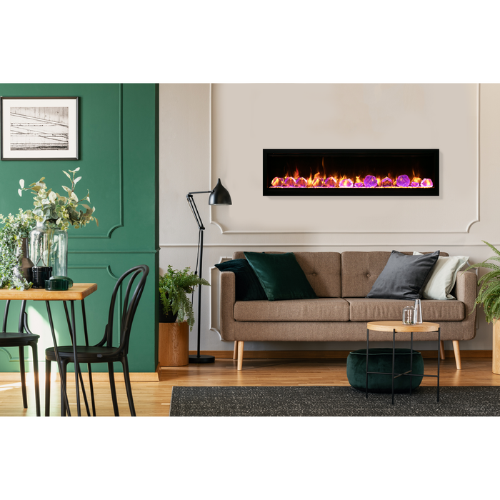 Amantii Symmetry Lumina 60" Linear Electric Fireplace SYM-60-LUMINA