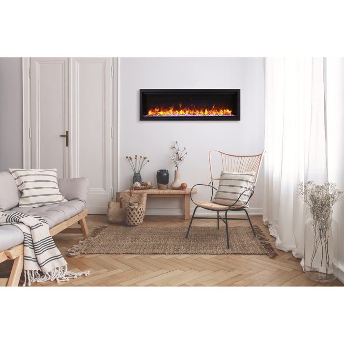 Amantii Symmetry Lumina 60" Linear Electric Fireplace SYM-60-LUMINA