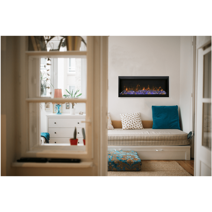 Amantii Symmetry Smart Extra Tall Built-In Electric Fireplace