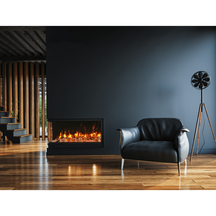 Amantii Tru-View Slim Smart 3-Sided Built-In Electric Fireplace