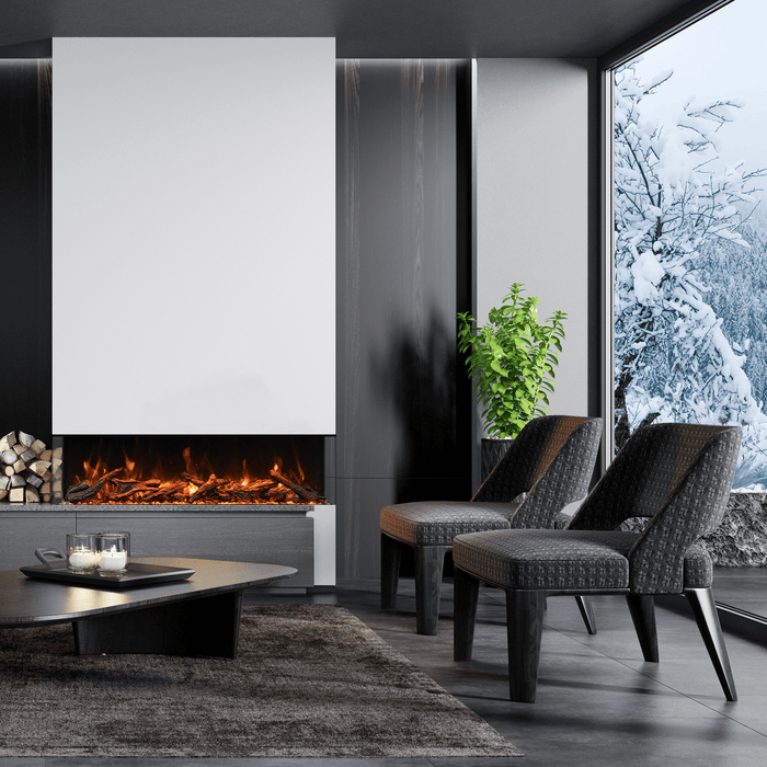 Amantii Tru-View XL Deep Smart 3-Sided Built-In Electric Fireplace