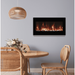 Amantii Wall Mount/Flush Mount Linear Electric Fireplace