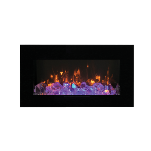Amantii Wall Mount/Flush Mount Linear Electric Fireplace