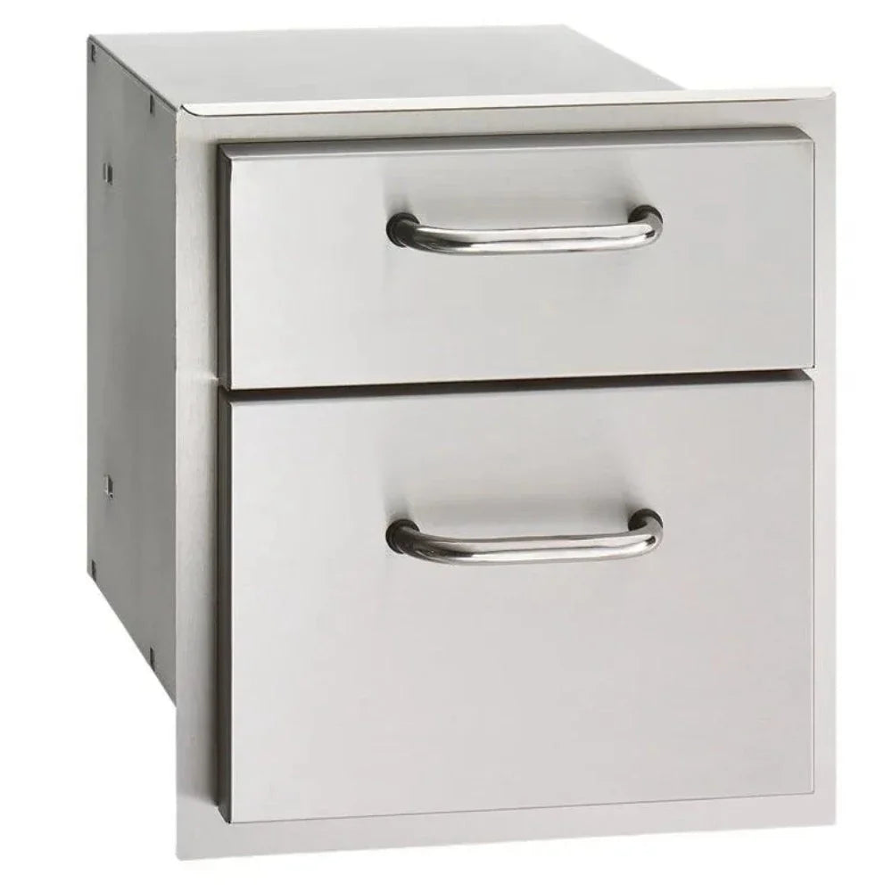 American Outdoor Grill 14-Inch Double Access Drawer (16-15-DSSD)