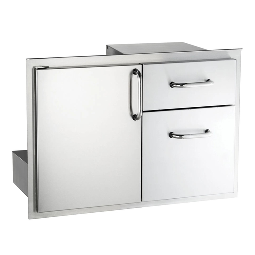 American Outdoor Grill 30-Inch Access Door With Double Drawer (18-30-SSDD)