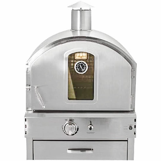 Built In Outdoor Pizza Oven Natural Gas Stainless Steel