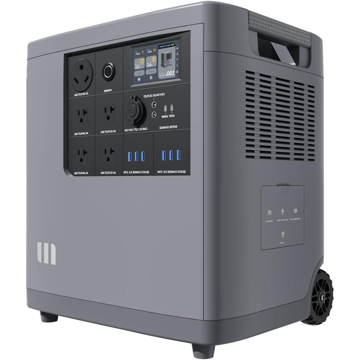 Home Backup Power Station 3.5 kWh Capacity 3 kW AC Output LFP Battery   Outdoor Kitchen Reserve